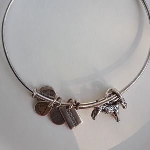 Alex and Ani Monopoly Dog Charm Bracelet